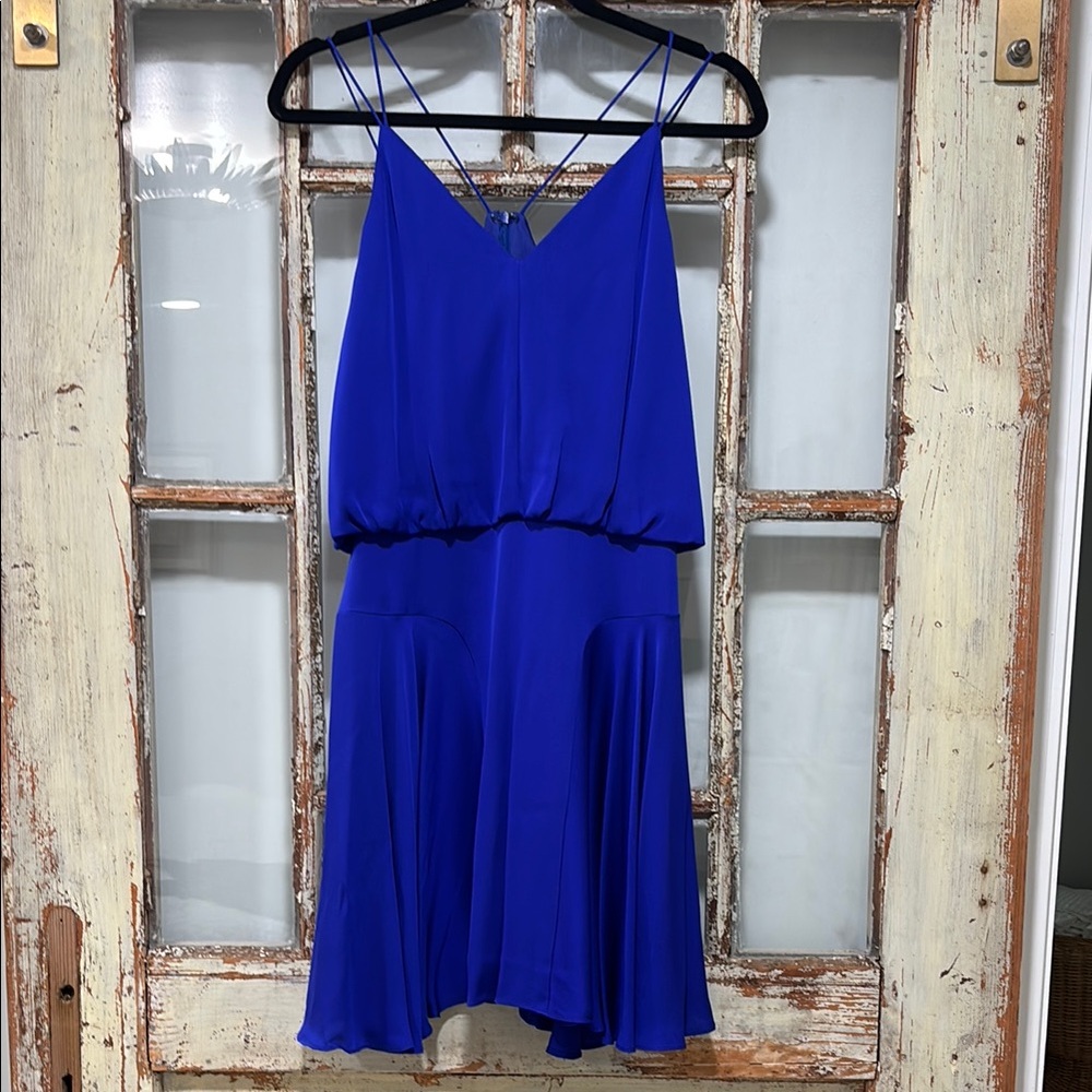 Elegant Blue Women's Dress